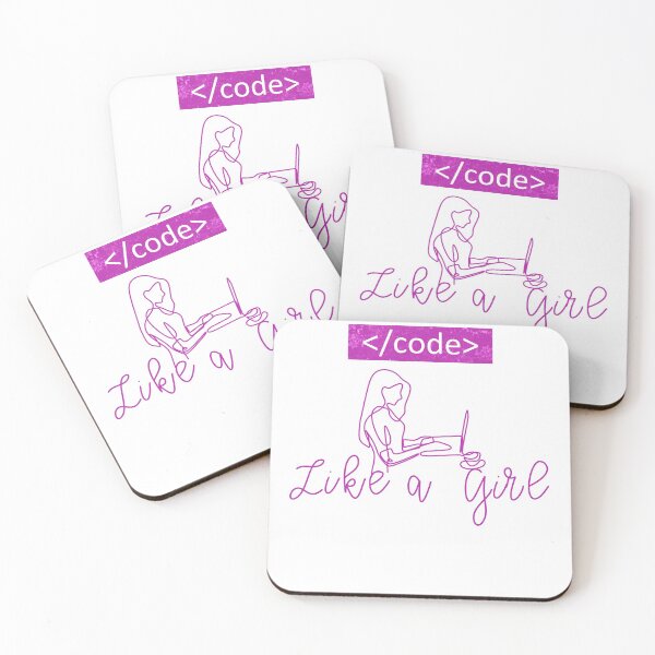 Item preview, Code like A Girl designed and sold by Mesyo.