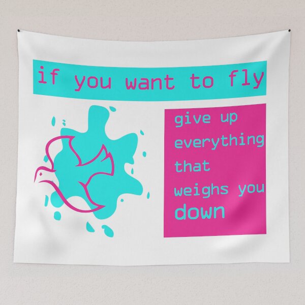 Item preview, if you want to fly , bird with a splach  designed and sold by zamzom.