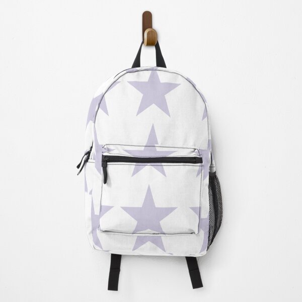 Item preview, Large LILAC and WHITE STARS designed and sold by RachelMacht.