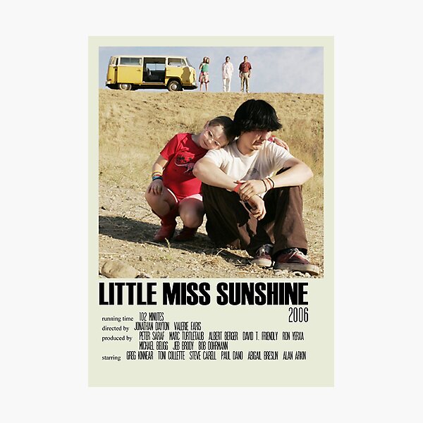 Little Miss Sunshine Alternative Poster Art Movie Large (2) Photographic Print