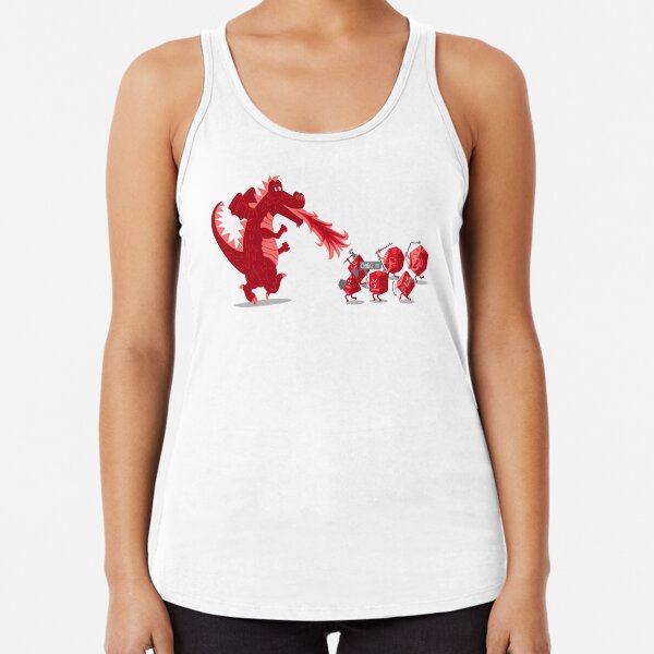 Rolling into Battle Racerback Tank Top