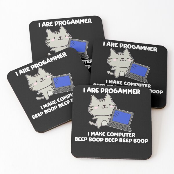 Item preview, I Are Programmer I Make Computer Beep Boop  designed and sold by Mesyo.
