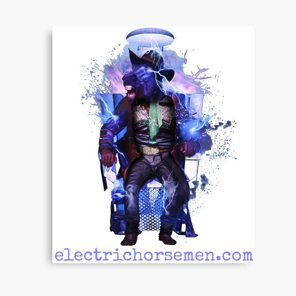 Electric Horsemen - Electrocuted Horseman Canvas Print