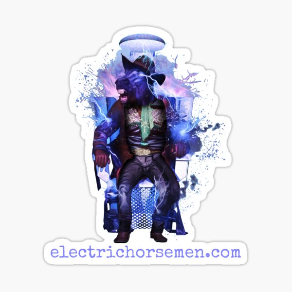 Electric Horsemen - Electrocuted Horseman Sticker