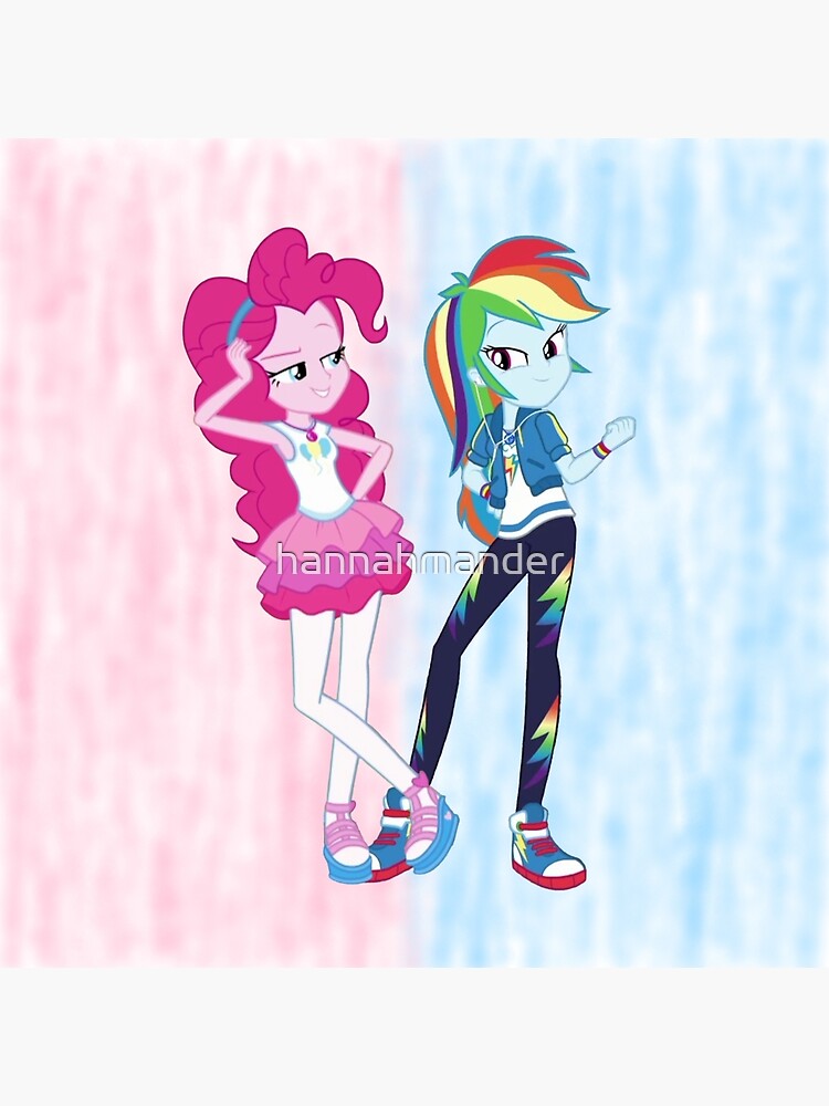 Pinkie Pie and Rainbow Dash Poster for Sale by hannahmander
