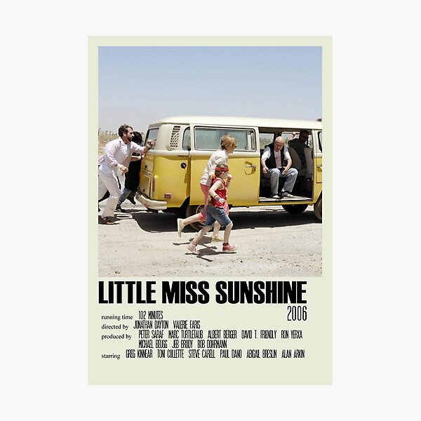 Little Miss Sunshine Alternative Poster Art Movie Large (1) Photographic Print
