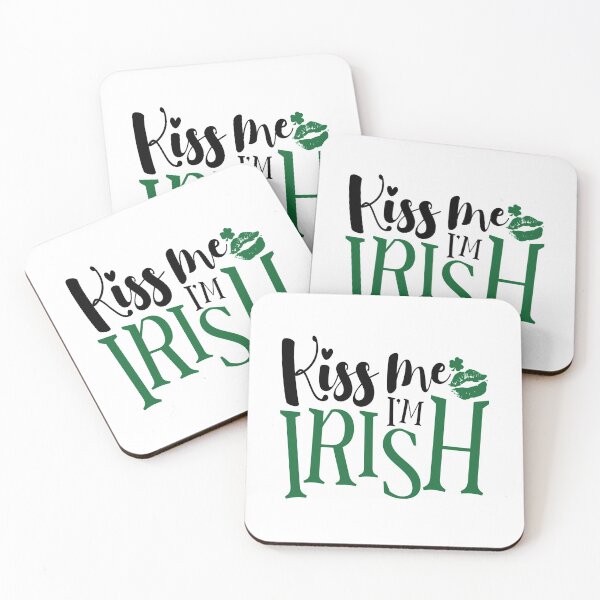 Item preview, Kiss Me I’m Irish Happy St Patrick’s Day Irish Holiday Lucky Clover designed and sold by Sunny Collections.