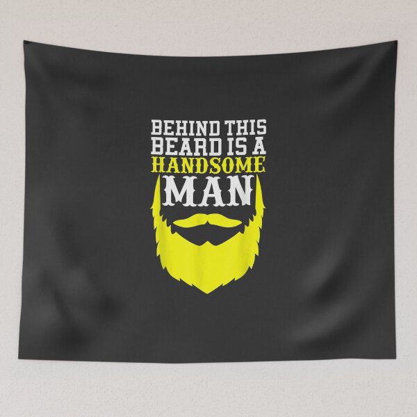 Item preview, Behind This Beard Is A Handsome Man - Funny Beard No Shave designed and sold by CatherineRogers.
