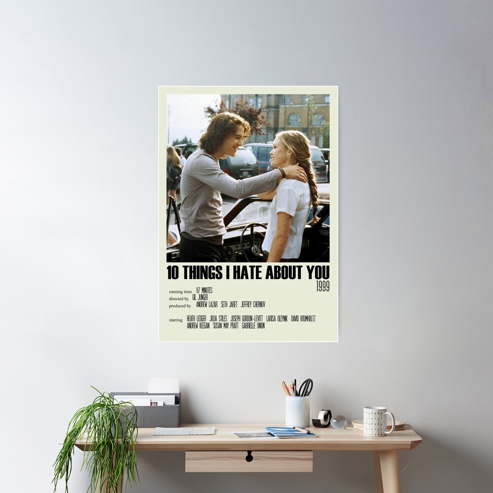 10 Things I Hate About You Alternative Poster Art Movie Large (8) Poster