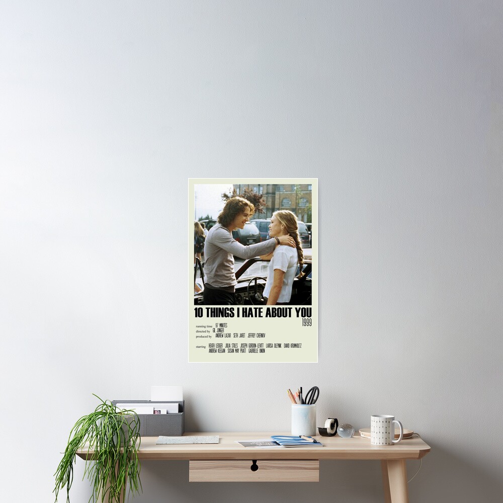 10 Things I Hate About You Alternative Poster Art Movie Large (8) Poster
