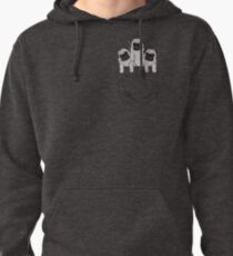 Pocket Pug Pullover Hoodie