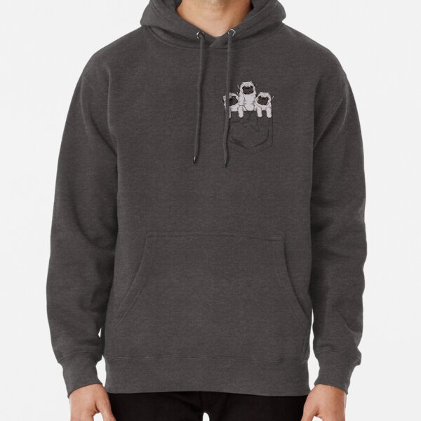 Pocket Pug Pullover Hoodie