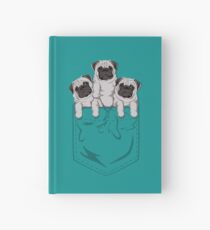 Pocket Pug Hardcover Journal