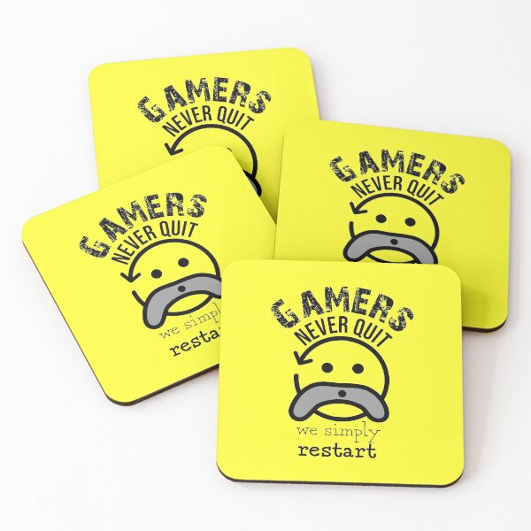 Item preview, Gamers never quit we simply restart  designed and sold by Chitrogiri.