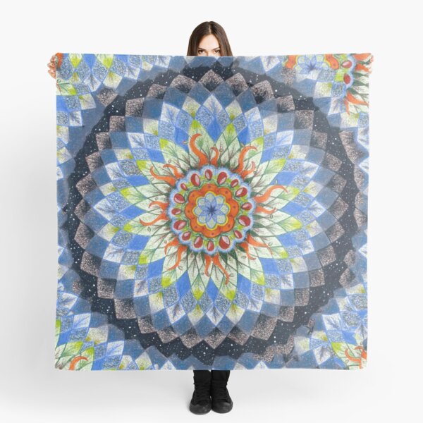Mandala in Space Scarf