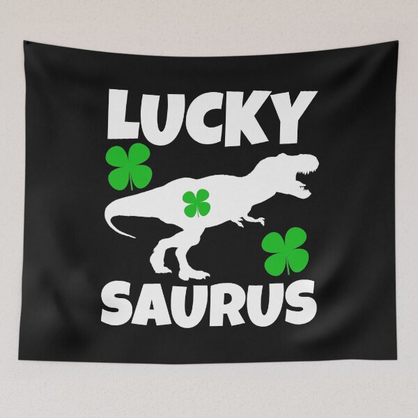 Item preview, Lucky Irish St. Patrick's Day Lucky Saurus designed and sold by Bendthetrend.