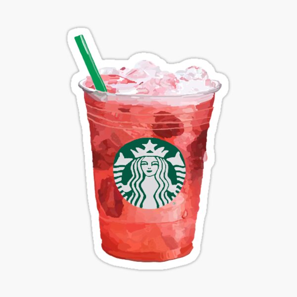 Strawberry Açaí Refresher Sticker Sticker