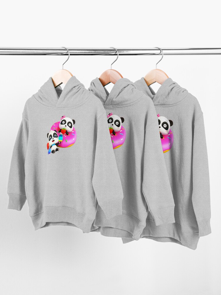 Alternate view of Miumiu panda party Toddler Pullover Hoodie