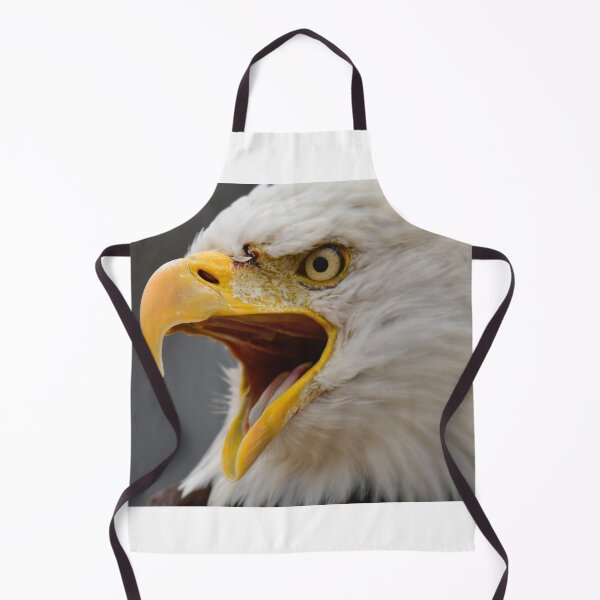 Item preview, bald eagle speaking out portrait designed and sold by aim4adventure.