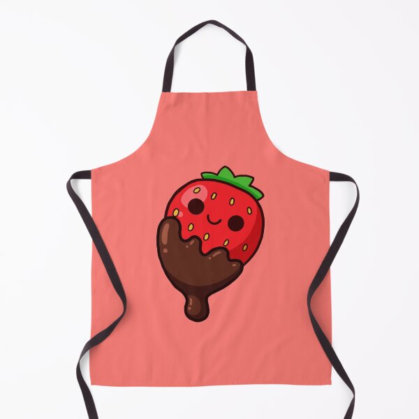Item preview, kawaii chocolate-dipped strawberry designed and sold by kittybox.