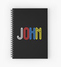 You Personalised Merchandise - John Spiral Notebook