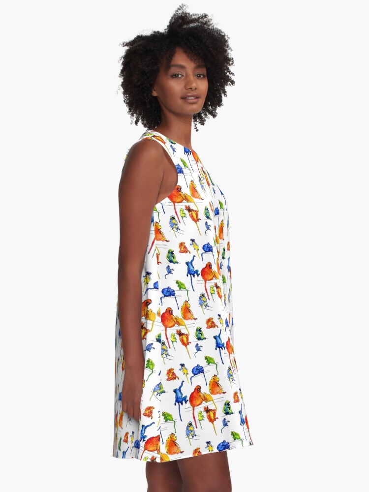 Alternate view of Monkey Troupe A-Line Dress