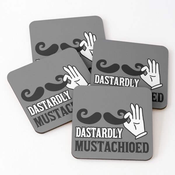 Item preview, Dastardly Mustachioed Old/Silent Movie Design for Mustache and Facial Hair Lovers designed and sold by SteamParliament.