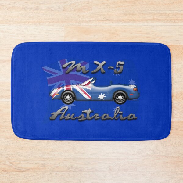 Item preview, Miata MX-5 Australia Flag designed and sold by CoolCarVideos.