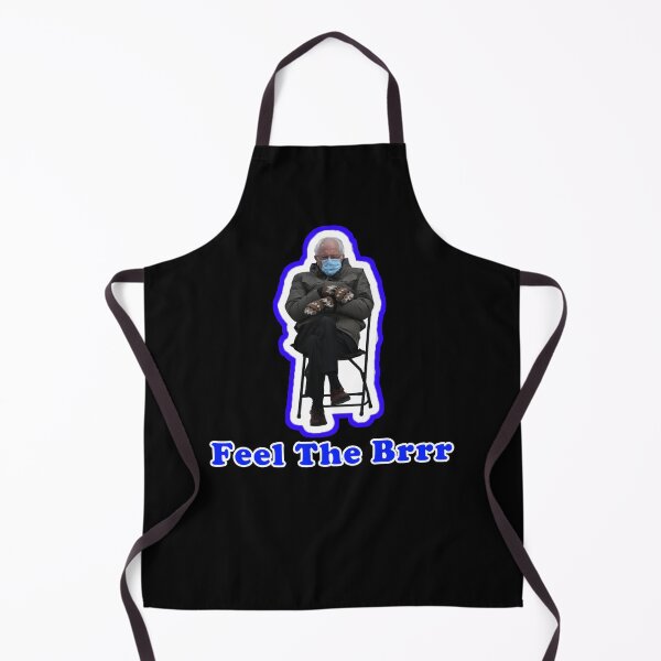 Item preview, Bernie Sanders Feel The Brrr | Funny Inaugration 2021 Mittens Meme designed and sold by SuperUberLame.