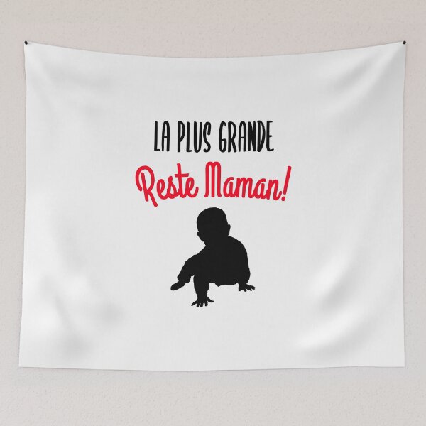 Aperçu de l'œuvre t-shirt humour bébé la plus grande reste maman! créée et vendue par Marlow31.