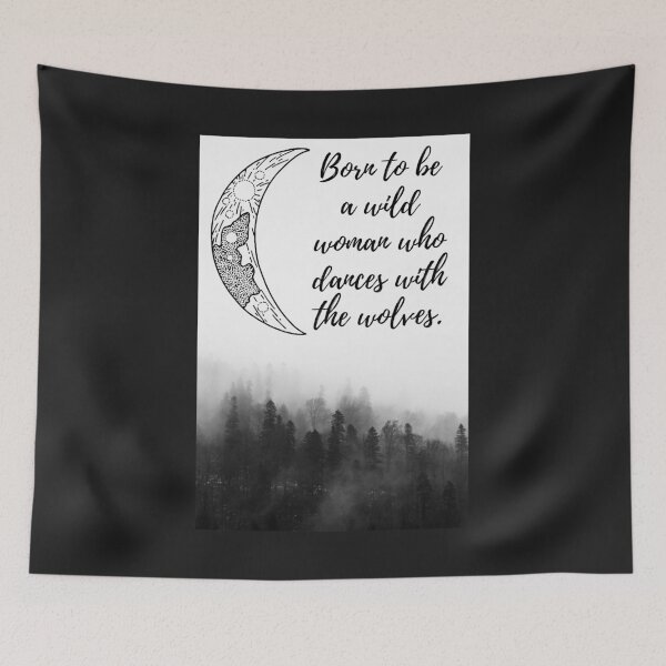 Item preview, Wild woman who dances with the wolves designed and sold by Megan-Alice.