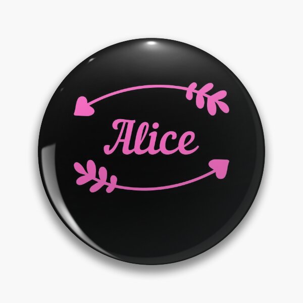 Item preview, Alice, girl name  (pink) designed and sold by cute105.