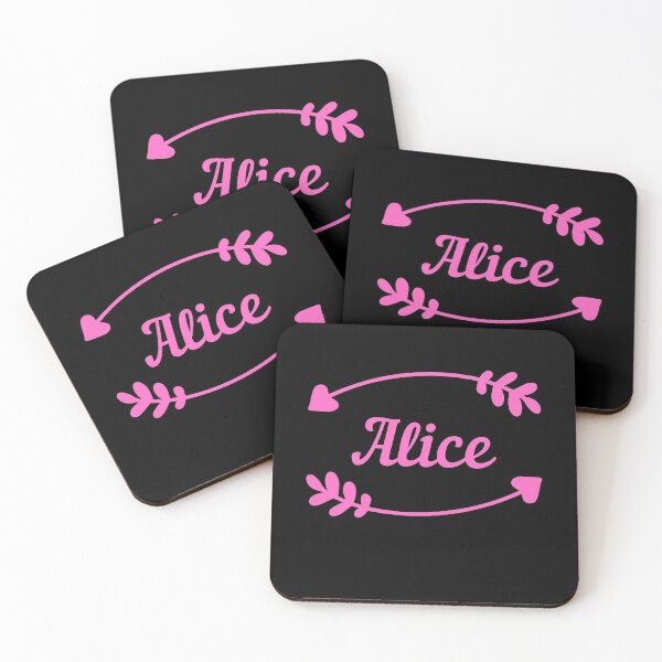 Item preview, Alice, girl name  (pink) designed and sold by cute105.