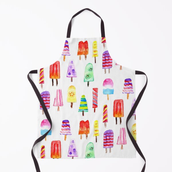 Item preview, Misty Colorful Watercolor Hand Drawn Popsicles designed and sold by MaryKunzGoldman.