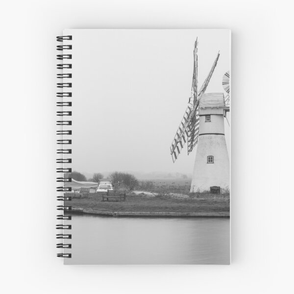Item preview, Black and white Thurne Mill designed and sold by cdkphotos.