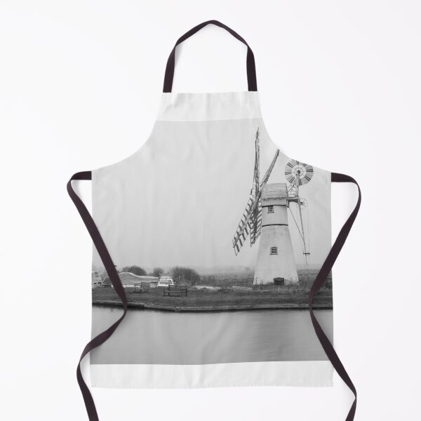 Item preview, Black and white Thurne Mill designed and sold by cdkphotos.