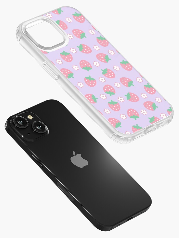 Floral Purple Pink Strawberry iPhone Case – Kawaiies