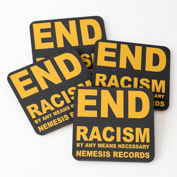 Item preview, END RACISM BY ANY MEANS NECESSARY-NEMESIS RECORDS designed and sold by HINDAM4U.