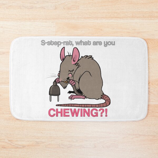 Item preview, Cartoon Rat Chewing Cable designed and sold by MelHillery.