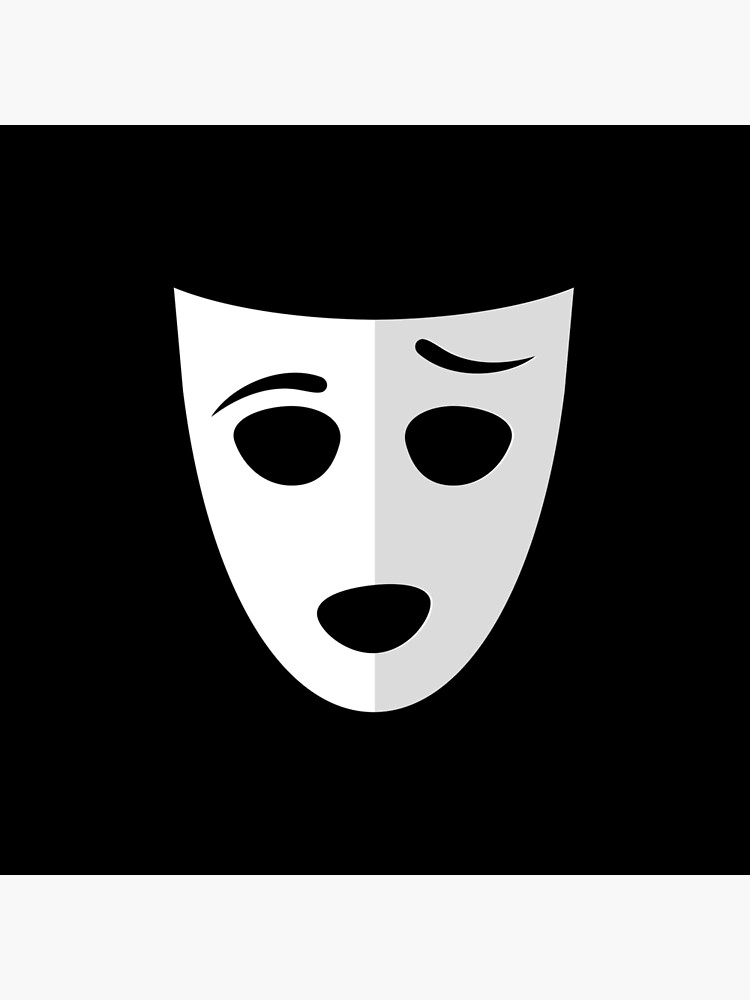 & Tragedy Drama Masks" Poster for Sale by xHelly Redbubble