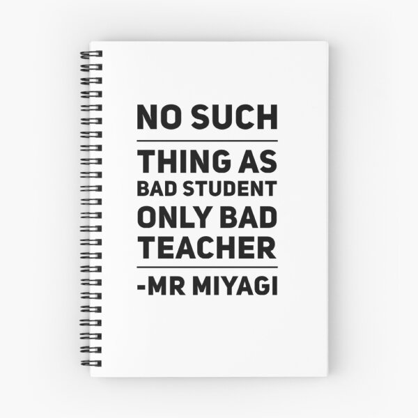 Item preview, No such thing as bad student only bad teacher, Mr Miyagi Karate Kid designed and sold by shantishirts.