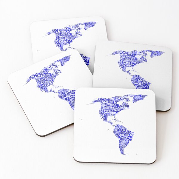 Item preview, Map of continent America - illustration designed and sold by Danler.