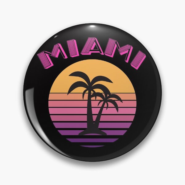 Item preview, Miami State Retro Sunset Palm Trees designed and sold by sasigifts.