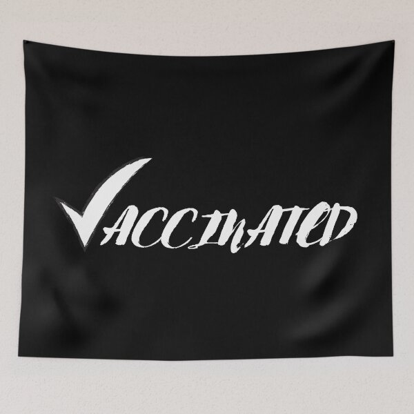 Item preview, Vaccinated check designed and sold by Caregiverology.
