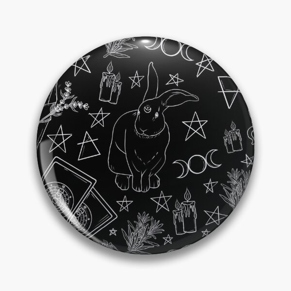 Item preview, Witchy Rabbit on Black designed and sold by Tucker2018.