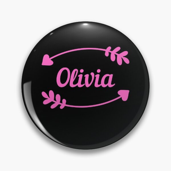 Item preview, Olivia, girl name  (pink) designed and sold by cute105.