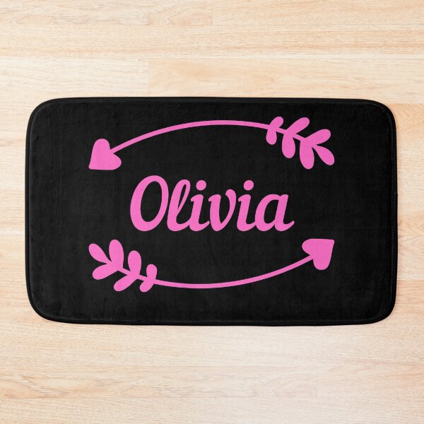 Item preview, Olivia, girl name  (pink) designed and sold by cute105.