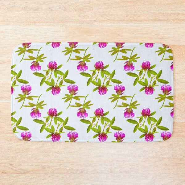 Item preview, Red clovers seamless floral pattern designed and sold by Amalus-files.