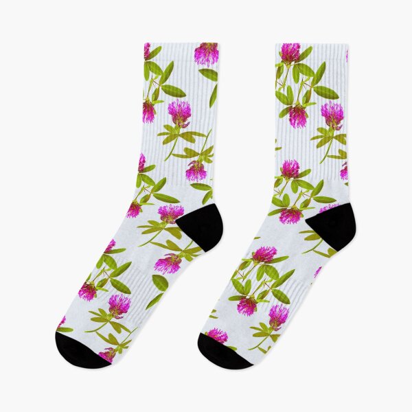 Item preview, Red clovers seamless floral pattern designed and sold by Amalus-files.