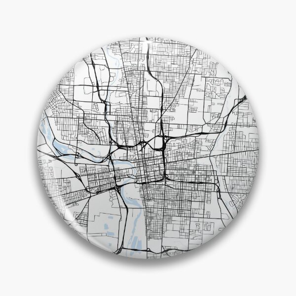 Item preview, Columbus Downtown Minimal Map designed and sold by akachayy.